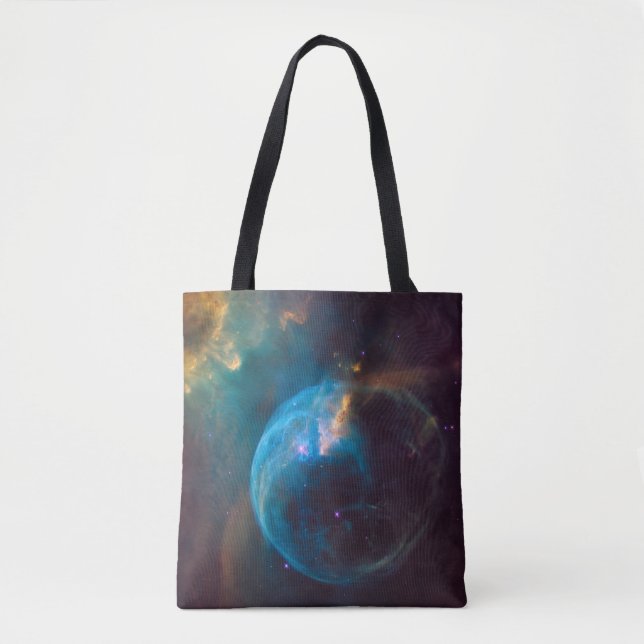 Bolso De Tela La Nebulosa Burbuja, Ngc 7635. (Anverso)