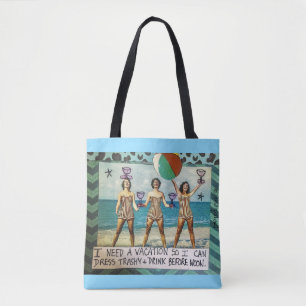 Bolso De Tela La necesidad del bolso-Yo del tote a las