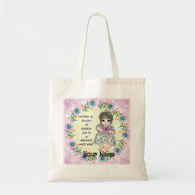Bolso De Tela La niña de la abuela   (Frente)