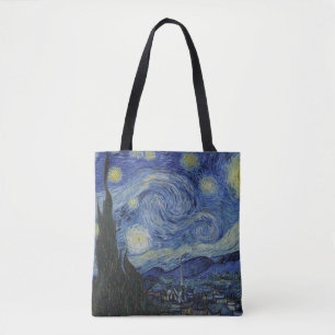 Bolso De Tela La Noche Estrellada por Vincent Van Gogh