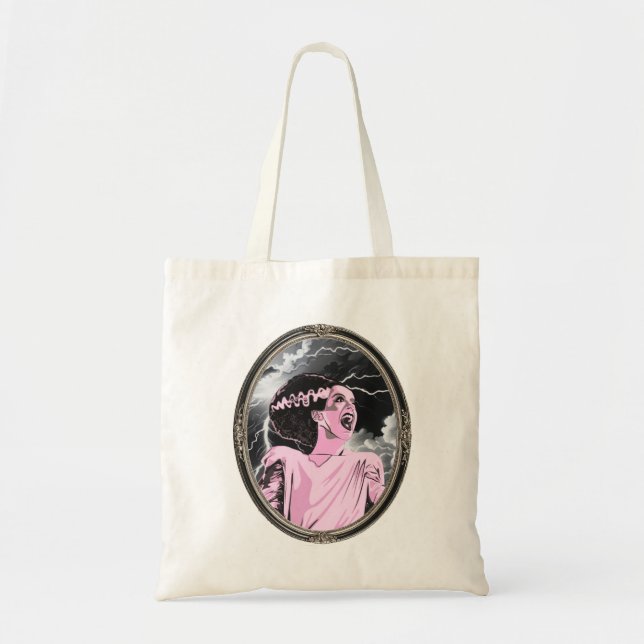 Bolso De Tela La novia de Frankenstein (Frente)