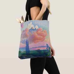 Bolso De Tela La nube rosa, pintura de Henri-Edmond Cross