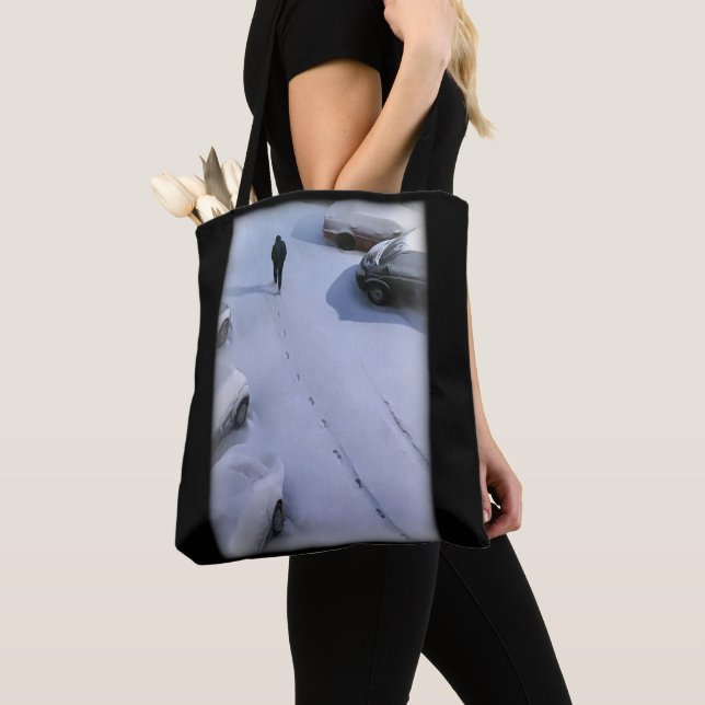 Bolso De Tela La nueva nieve (Detalle)