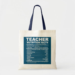 Bolso De Tela La Nutrición De Los Maestros Hace Que El Profesor 