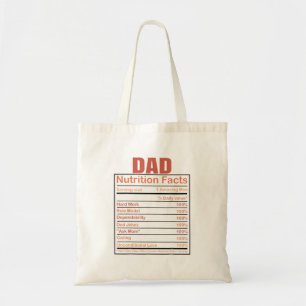 Bolso De Tela La Nutrición De Papá Hechos Humorísticos Cita Papá