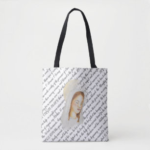 Bolso De Tela La oración de María