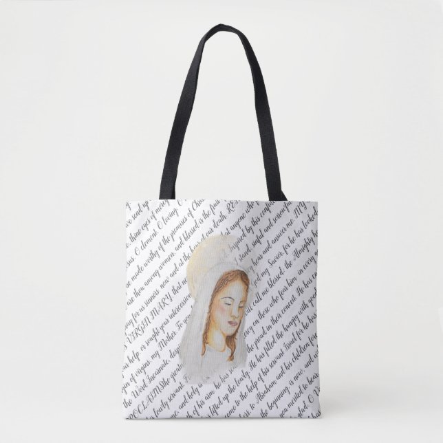 Bolso De Tela La oración de María (Anverso)