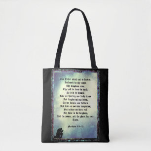 Bolso De Tela La oración del Señor