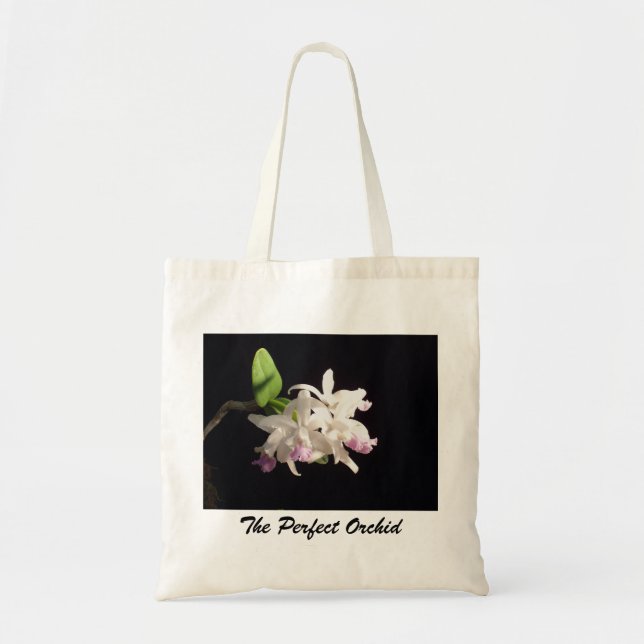 Bolso De Tela La Orquídea Perfecta (Frente)