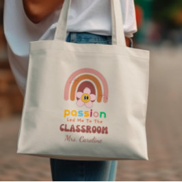 Bolso De Tela La pasión me llevó al profesor del salón de clases