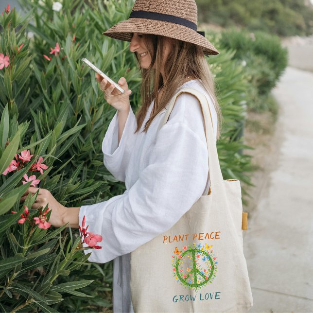 Bolso De Tela La paz de las plantas (Subido por el creador)