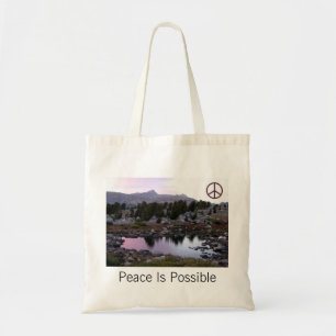Bolso De Tela La paz es tote posible