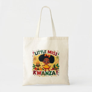 Bolso De Tela La pequeña Miss Kwanza Afro-American Kwanaz