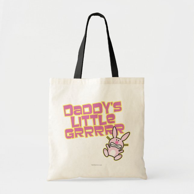 Bolso De Tela La pequeña niña de papá (Frente)