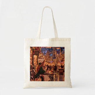 Bolso De Tela La pequeña niña viajera Nuremberg Navidad Canvas
