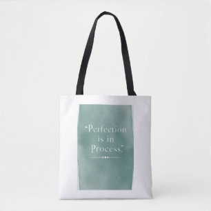 Bolso De Tela La perfección está en el proceso