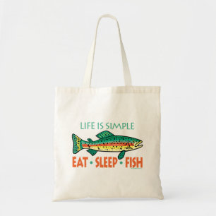 Bolso De Tela La pesca divertida dice