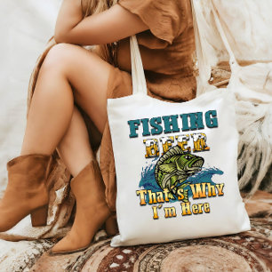 Bolso De Tela La Pesca Es Para Mí Pescado
