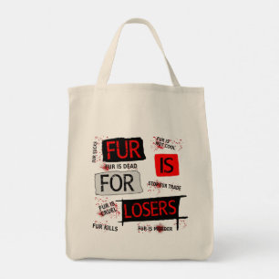 Bolso De Tela La Piel es para los perdedores
