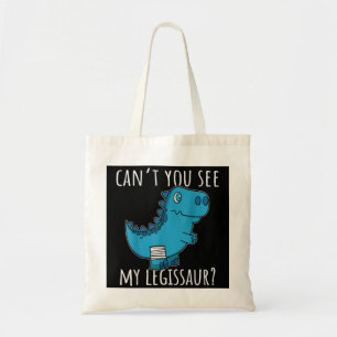 Bolso De Tela La Pierna Rota De Dinosaurio Se Ve Bien Pronto Por