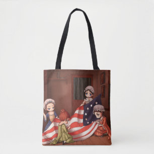 Bolso De Tela La pintura clásica de Chibicca - nacimiento de la