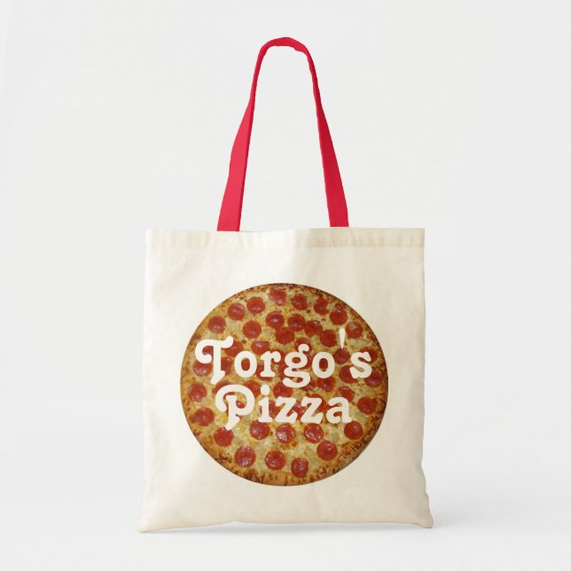 Bolso De Tela La pizza de Torgo (Frente)