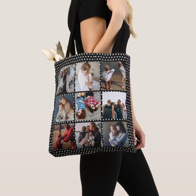 Bolso De Tela LA plantilla de collage de personalizados de FOTOS (Detalle)