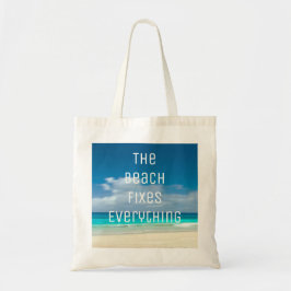 Bolso De Tela La Playa Lo Arregla Todo