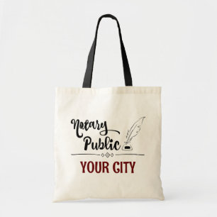 Bolso De Tela La pluma notarial pública destruye tu ciudad perso