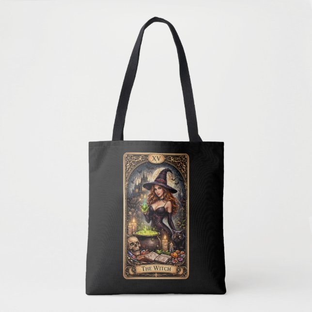 Bolso De Tela La Poción de la Bruja (Anverso)