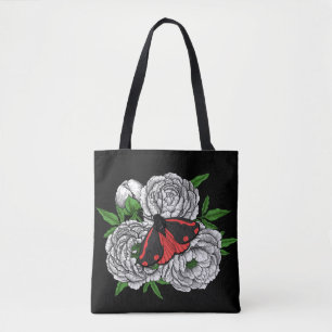 Bolso De Tela La polilla del cinabrio