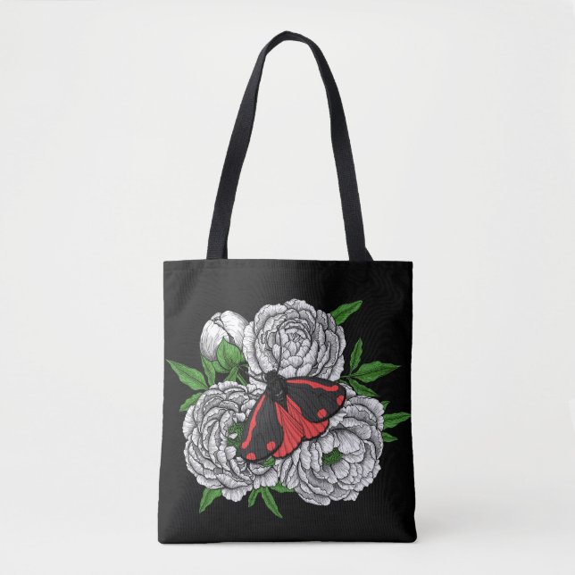 Bolso De Tela La polilla del cinabrio (Anverso)