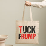 Bolso De Tela La política anti Donald Trump de Trump<br><div class="desc">Bolsa de patas de Frump. Un regalo político gracioso para que la resistencia provoque una protesta o manifestación contra Trump. Regalo contra el humor de Trump.</div>