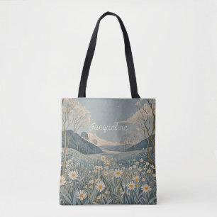 Bolso De Tela La pradera lunar personalizada