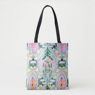 Bolso De Tela La primavera florece el Bello Artes de Nouveau del