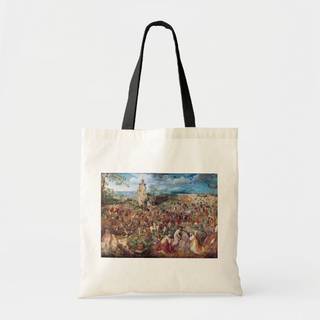 Bolso De Tela La procesión al calvario, Pieter Bruegel (Frente)