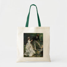 La Promenade Renoir Pintar Bella Artes Tote Bag