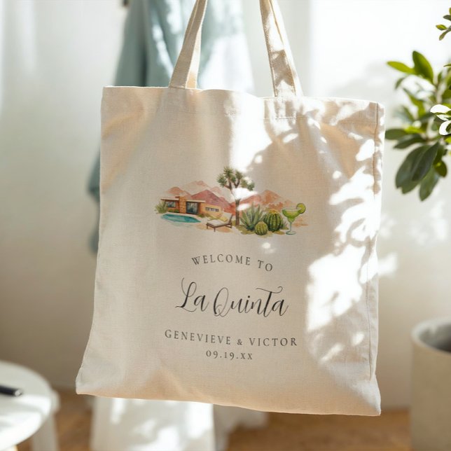 Bolso De Tela La Quinta Desert Wedding Welcome Tote Bag (Subido por el creador)