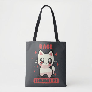Bolso De Tela La rabia me consume