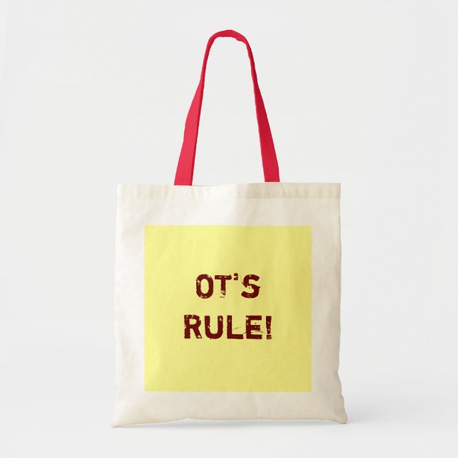 Bolso De Tela ¡La regla de OT! (Frente)