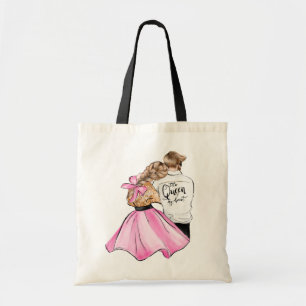 Bolso De Tela La Reina de mi pareja de día valentina de mi coraz