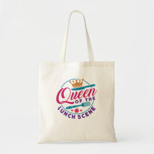 Bolso De Tela La reina del almuerzo