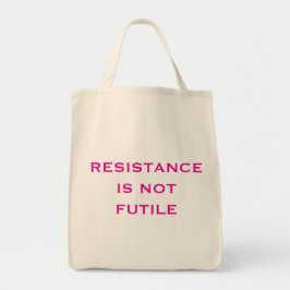 Bolso De Tela La resistencia NO es inútil