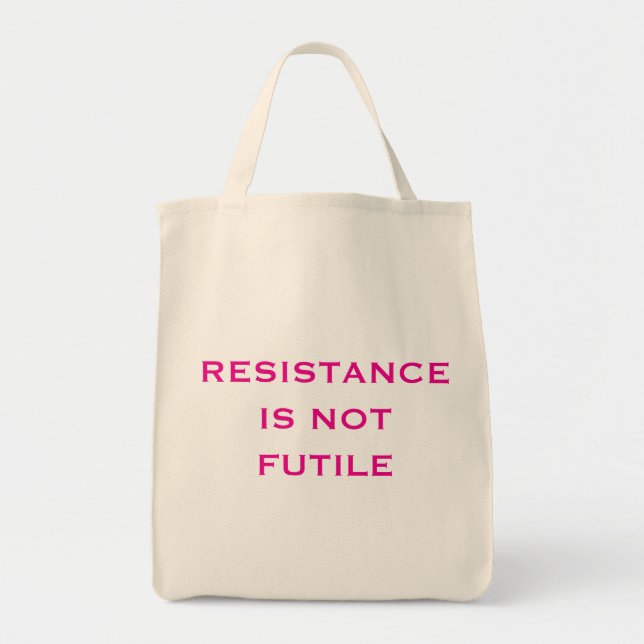 Bolso De Tela La resistencia NO es inútil (Frente)