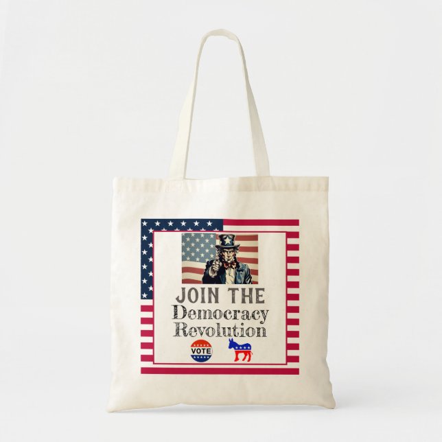 Bolso De Tela La Revolución Democrática Toto Bag (Frente)