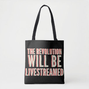 Bolso De Tela La revolución será transmitida en vivo