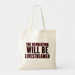 Bolso De Tela La revolución será transmitida en vivo