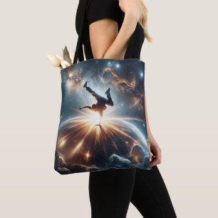 Bolso De Tela La ruptura se encuentra con el universo