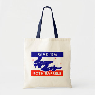 Bolso De Tela La Segunda Guerra Mundial les da ambos barriles