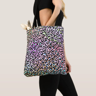 Bolso De Tela La Serie del Leopardo Irisado Diseño 6
